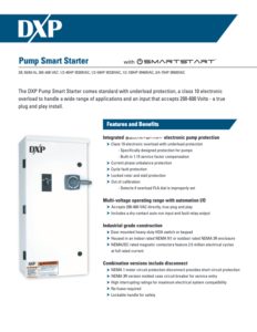 DXP Pump Smart Starter Flyer