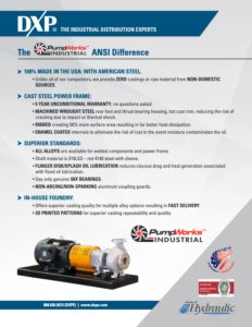 PumpWorks工业ANSI差异Flyer